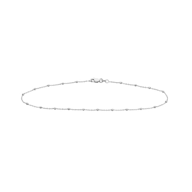 Faceted Bead Saturn Chain