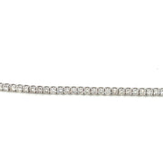 14k White Gold Diamond Tennis Bracelet 3.88ct