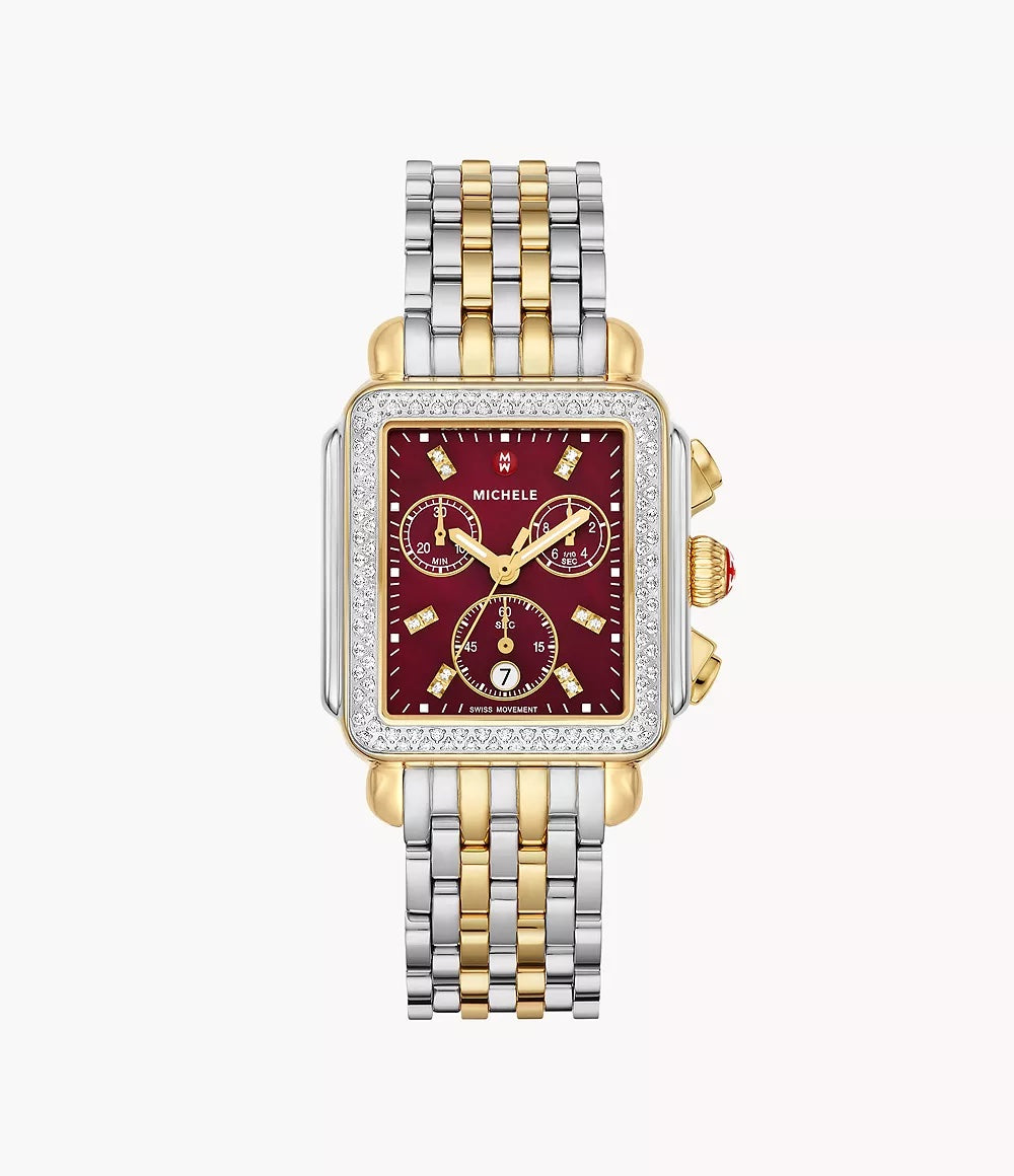 Diamond plated watch best sale