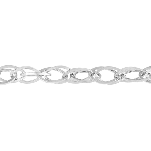 Square Wire Hollow Link Bracelet