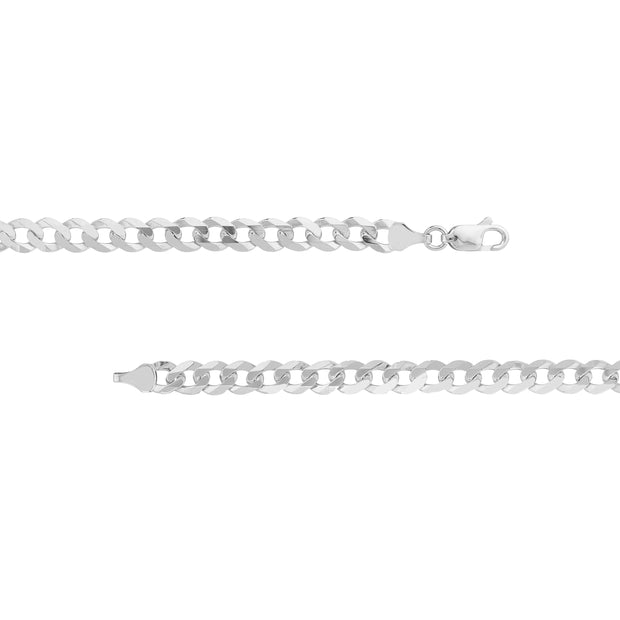 7mm Flat Open Cuban Chain