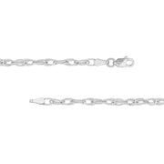 Textured Double Cable Chain Bracelet