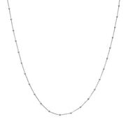 Faceted Bead Saturn Chain