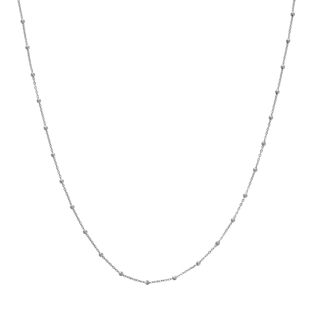 Faceted Bead Saturn Chain