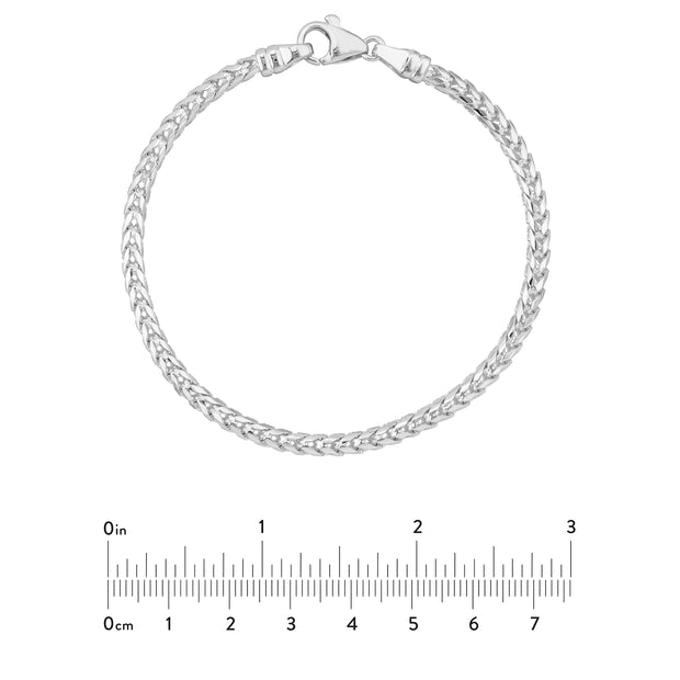 Round D/C Franco Chain Bracelet