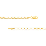 2.35mm 6+6 Figaro Chain