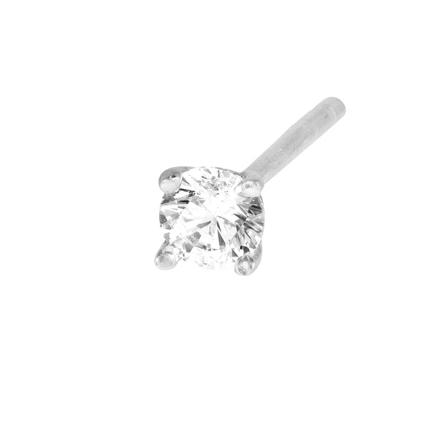 3mm CZ Stud Earrings